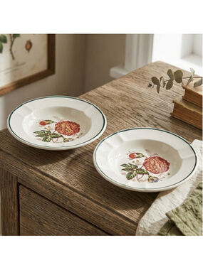Vintage Wedgwood Surrey Rust Small Ashtrays Trinket Dishes Pair Set of 2 England